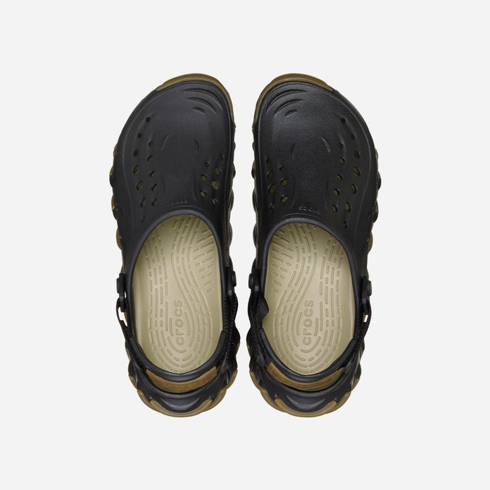 Giày Clog Unisex Crocs Echo Gum Ro - Đen - Supersports Vietnam