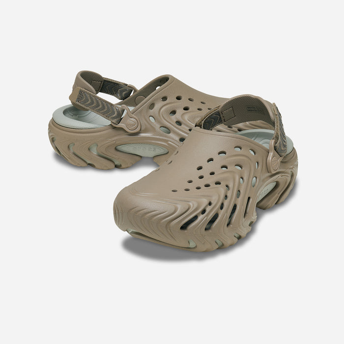Giày Clog Unisex Crocs Echo II Chrome - Nâu - Supersports Vietnam