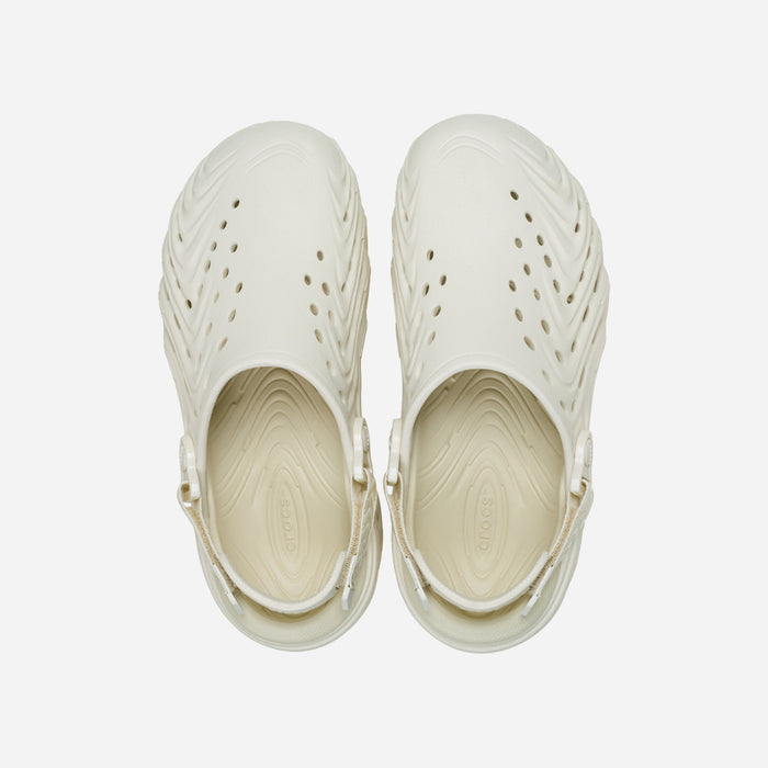Giày Clog Unisex Crocs Echo II Chrome - Trắng - Supersports Vietnam