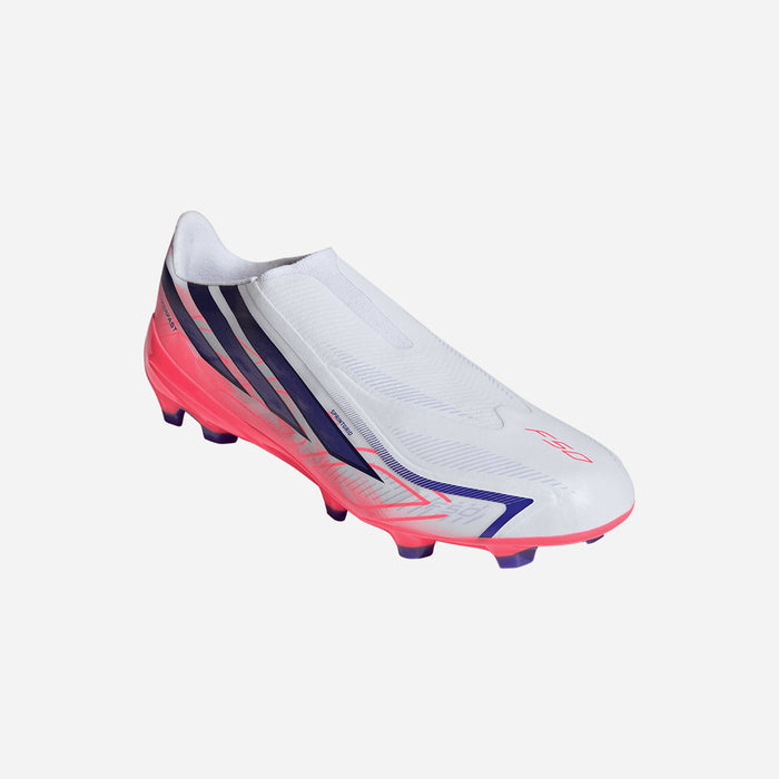 Giày Đá Bóng Dành Cho Sân Cỏ Tự Nhiên Nam Adidas F50 Hyperfast League Laceless - Hồng - Supersports Vietnam