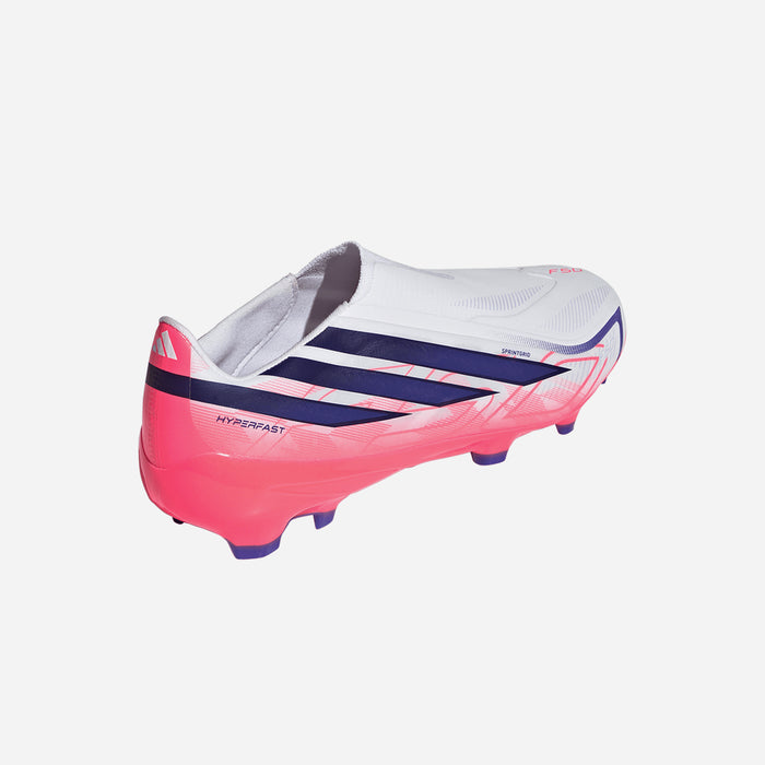 Giày Đá Bóng Dành Cho Sân Cỏ Tự Nhiên Nam Adidas F50 Hyperfast League Laceless - Hồng - Supersports Vietnam