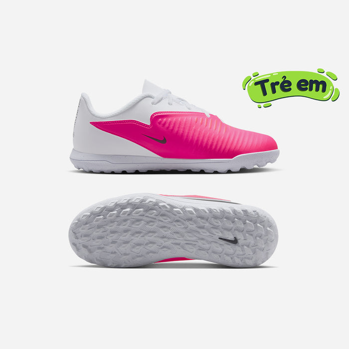 Giày Đá Bóng Sân Cỏ Nhân Tạo Trẻ Em Nike Jr. Phantom 6 Low Club - Hồng - Supersports Vietnam