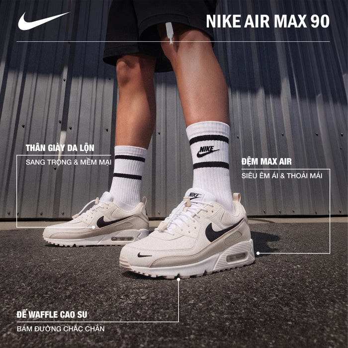 Giày Sneaker Nam Nike Air Max 90 - Be - Supersports Vietnam