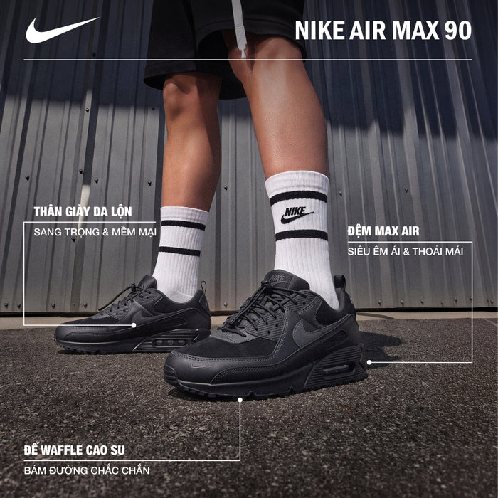 Giày Sneaker Nam Nike Air Max 90 - Đen - Supersports Vietnam