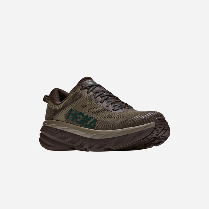 Giày Sneaker Nam HOKA Bondi 7 - Xanh Quân Đội - Supersports Vietnam