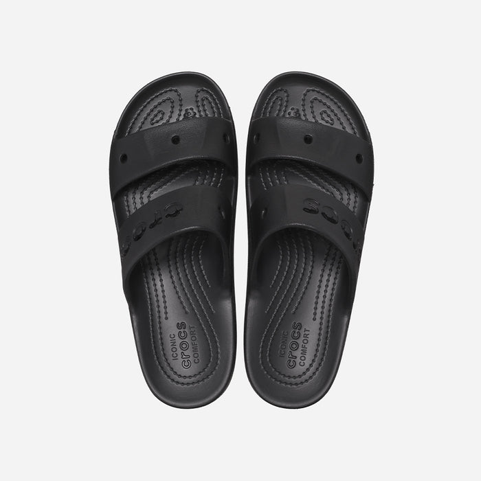 Giày Xăng Đan Nữ Crocs Baya Platform - Đen - Supersports Vietnam