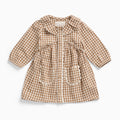 Gingham Frilled Collar Dress
