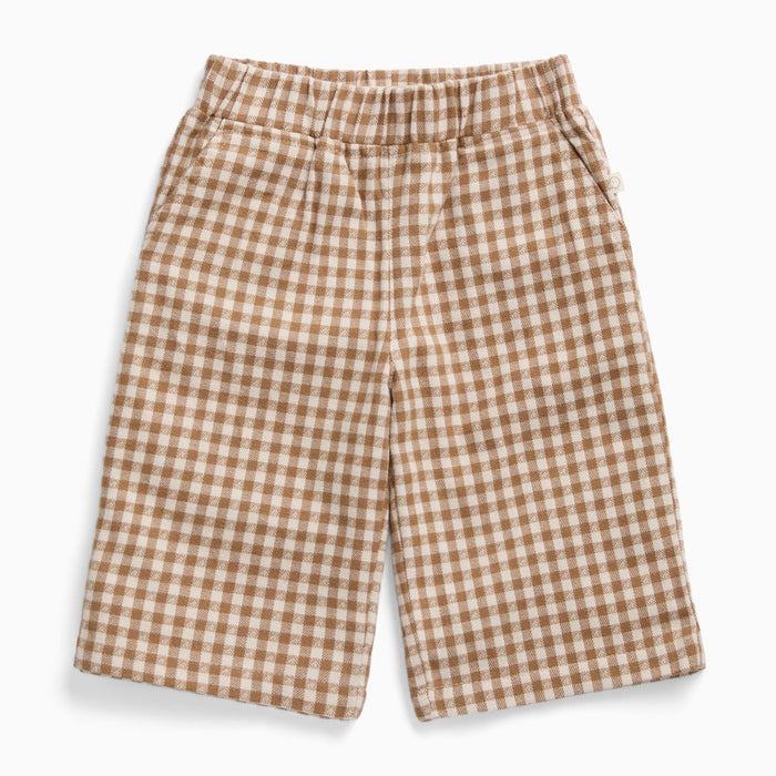 Gingham Pull-On Pants