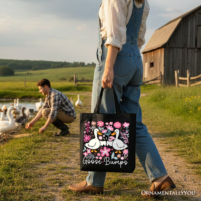 Goose Bumps Canvas Tote Bag