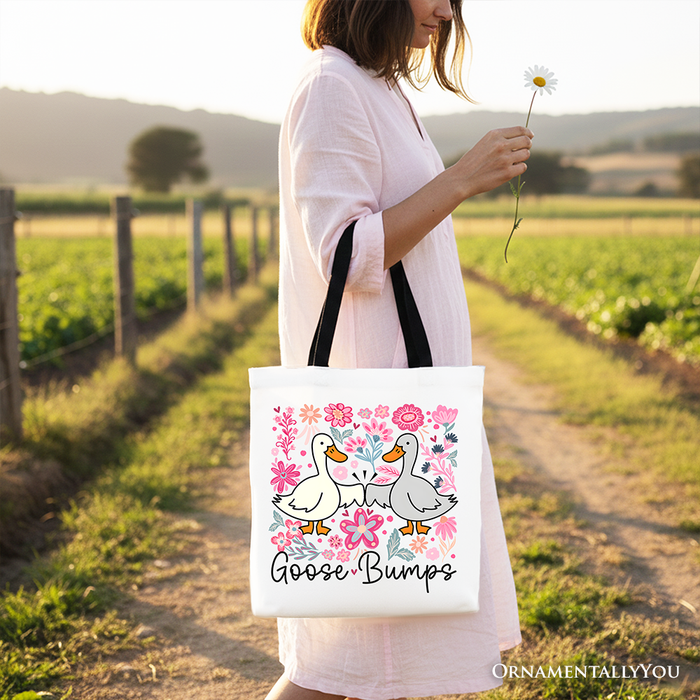 Goose Bumps Canvas Tote Bag