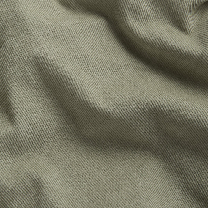 Green Corduroy Padded Hooded Coat