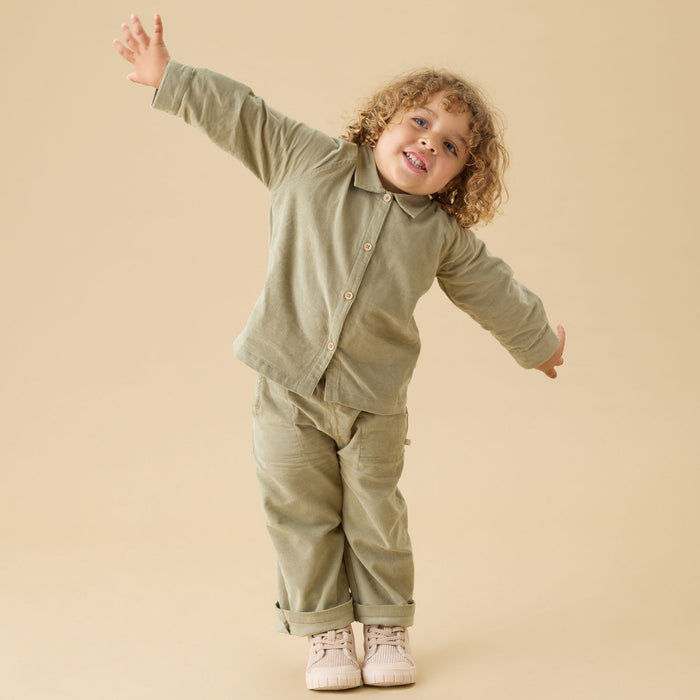 Green Corduroy Pants