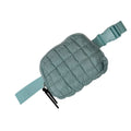 GZ-1511 Puffer Quilted Belt Bag Haze Blue
