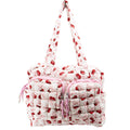 GZ-2646 Puffer Quilted Travel Bag Cherry