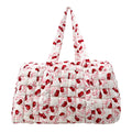 GZ-2812 Puffer Quilted Duffle Cherry