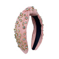 HB-9213 Clear Top Knot Headband Coral