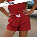 KD-AL-OG-SHORT YOUTH ALABAMA SHORT - CRIMSON
