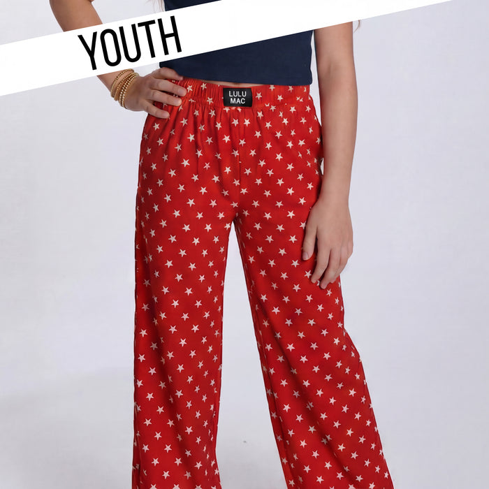 KD-KPA-1006 Red Stars Kids Pant