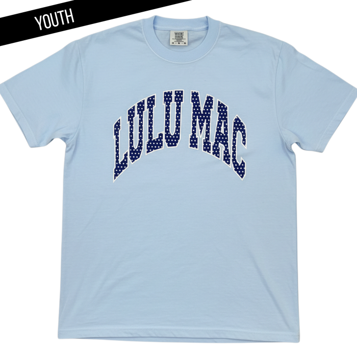 KD-PD-1001 Dot Chambray Youth Comfort Colors Tee