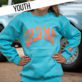 KD-SW-1007 BLUE/ORANGE PUFF