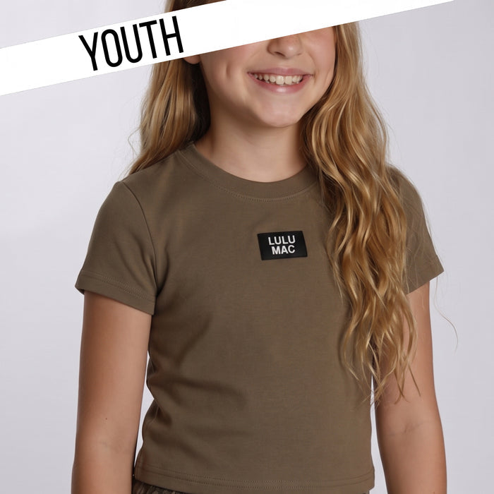 KD-TP1000 Kids Baby Doll Top - Dk Olive