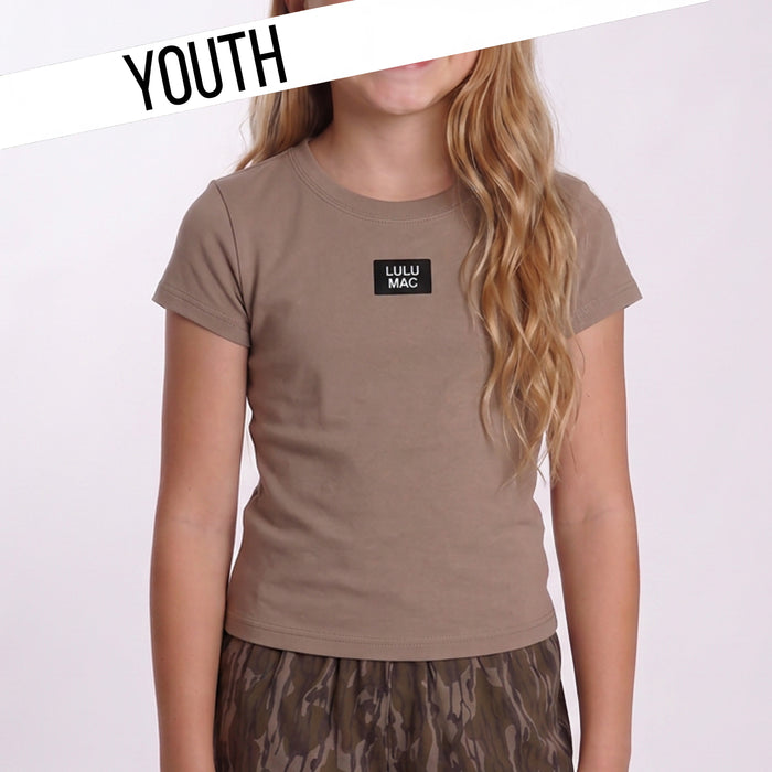 KD-TP1000 Kids Baby Doll Top - Dk Taupe