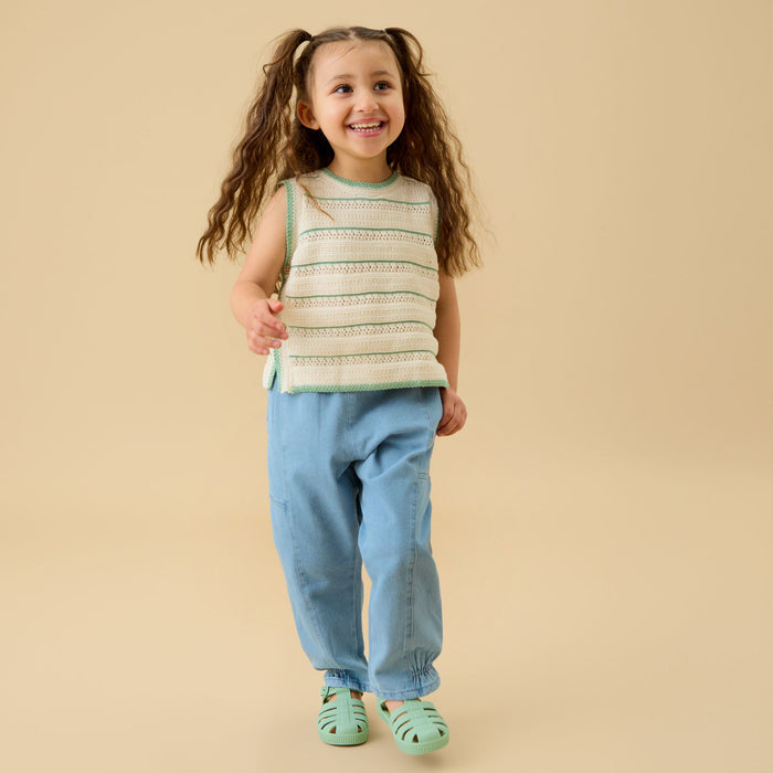 KIDLY by MORI Balloon Denim Pants
