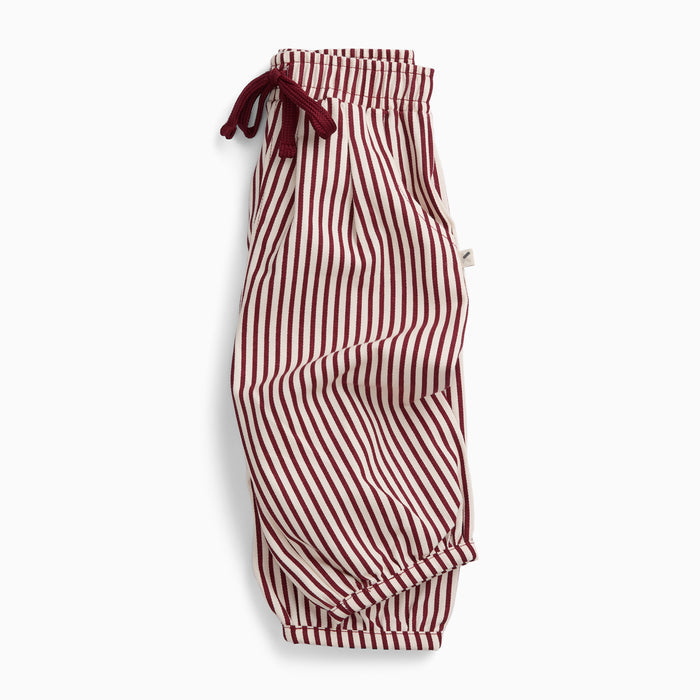 KIDLY by MORI Barrel Leg Striped Pants