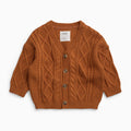 KIDLY by MORI Cable Knit Cardigan