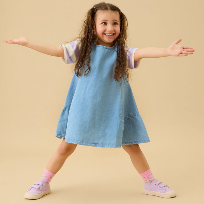 KIDLY by MORI Light Denim Dress