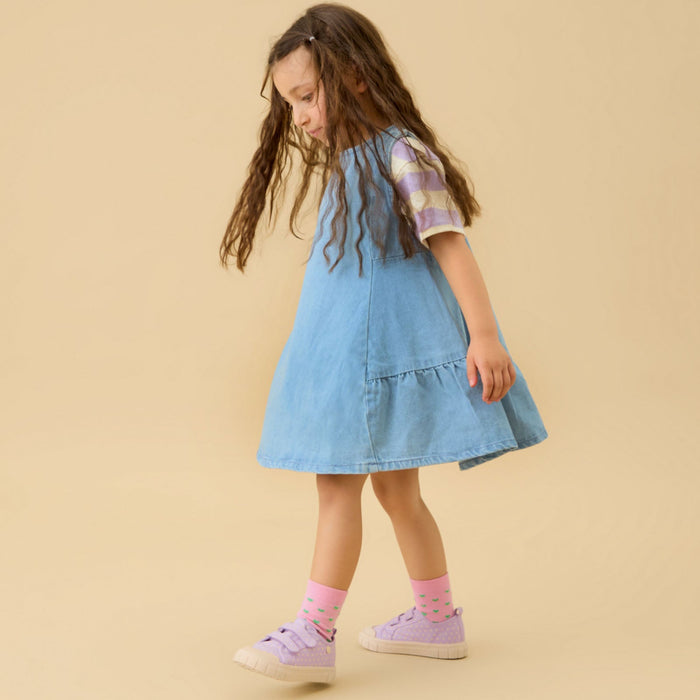 KIDLY by MORI Light Denim Dress
