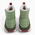KIDLY by MORI Quilted Snow Boots - Sage