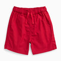 KIDLY by MORI Red Cotton Shorts