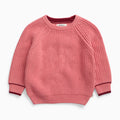 KIDLY by MORI Relaxed Knitted Sweater - Pink
