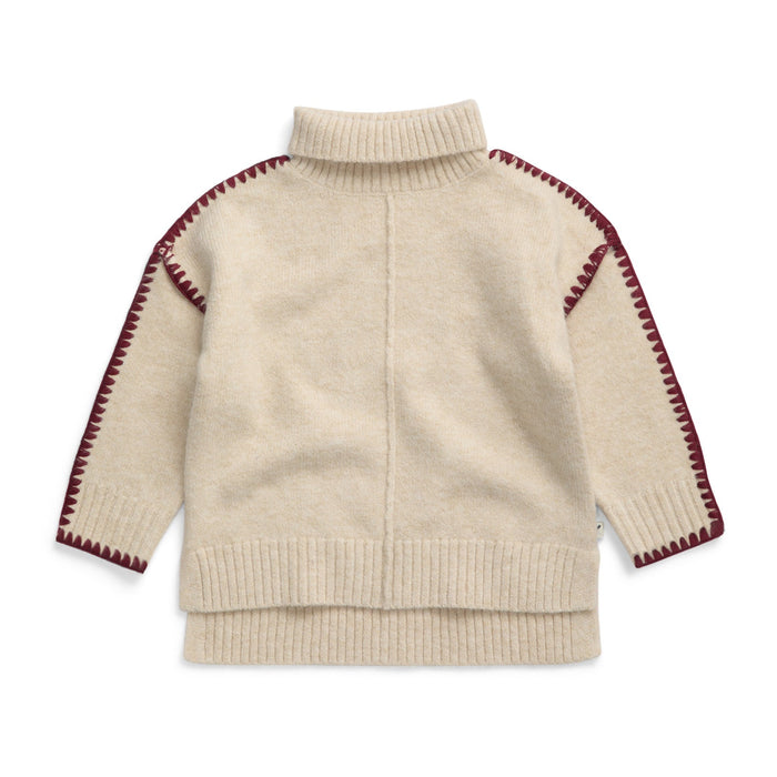 KIDLY by MORI Roll Neck Knitted Sweater