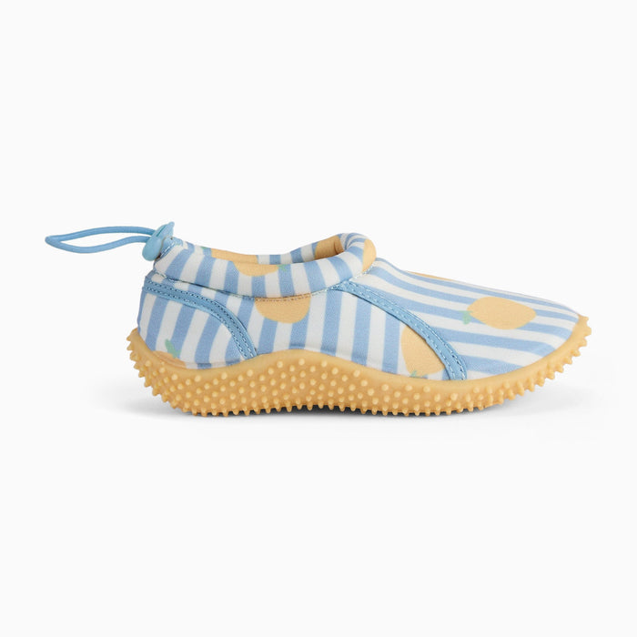 KIDLY by MORI Swim Shoe - Lemon Stripe