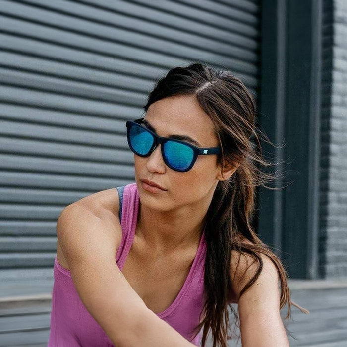 Kính Thể Thao Knockaround - Rubberized Navy/Mint - Supersports Vietnam