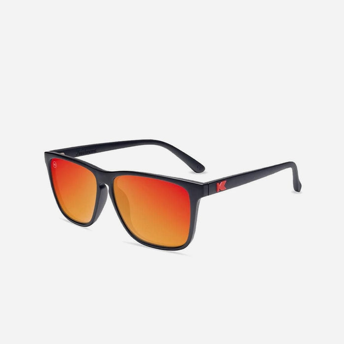 Kính Thể Thao Knockaround Fast Lanes - Matte Black/Red Sunset - Supersports Vietnam