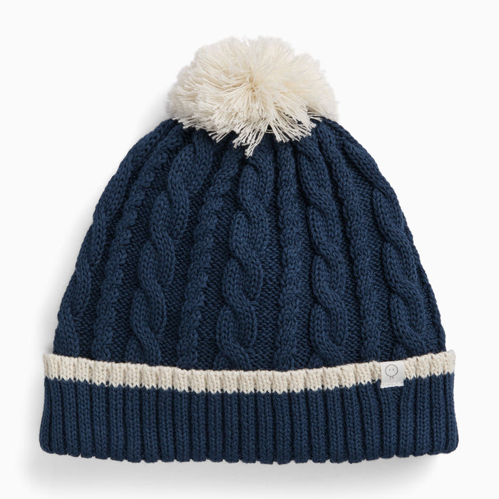 Knitted Beanie - Navy