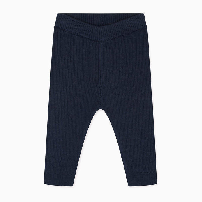 Knitted Leggings - Navy