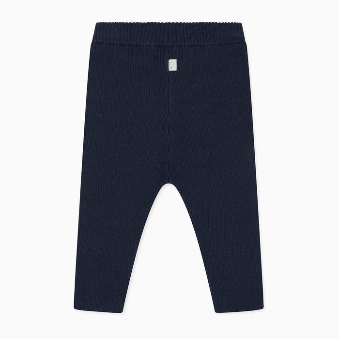 Knitted Leggings - Navy