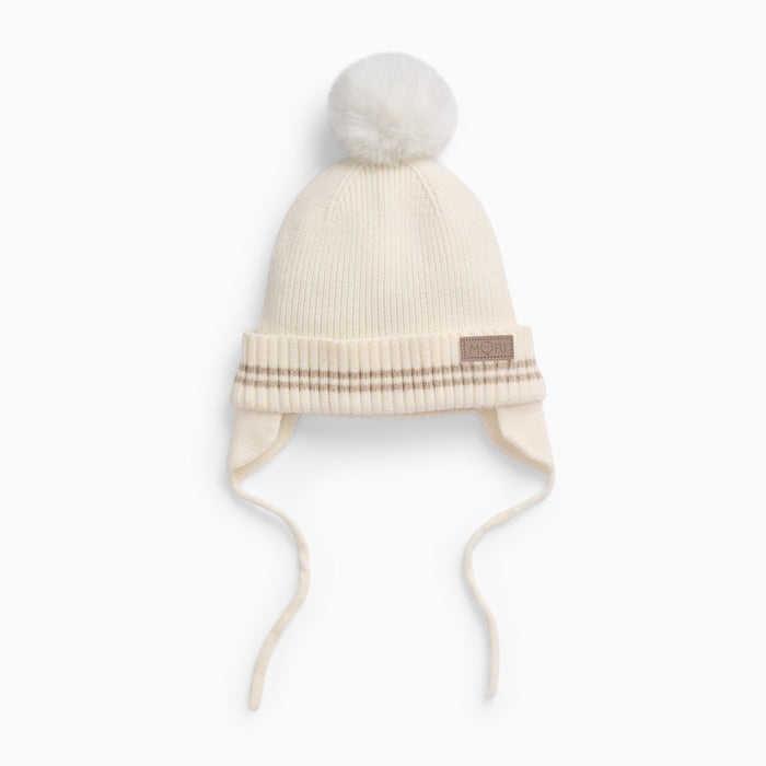 Knitted Pompom Beanie