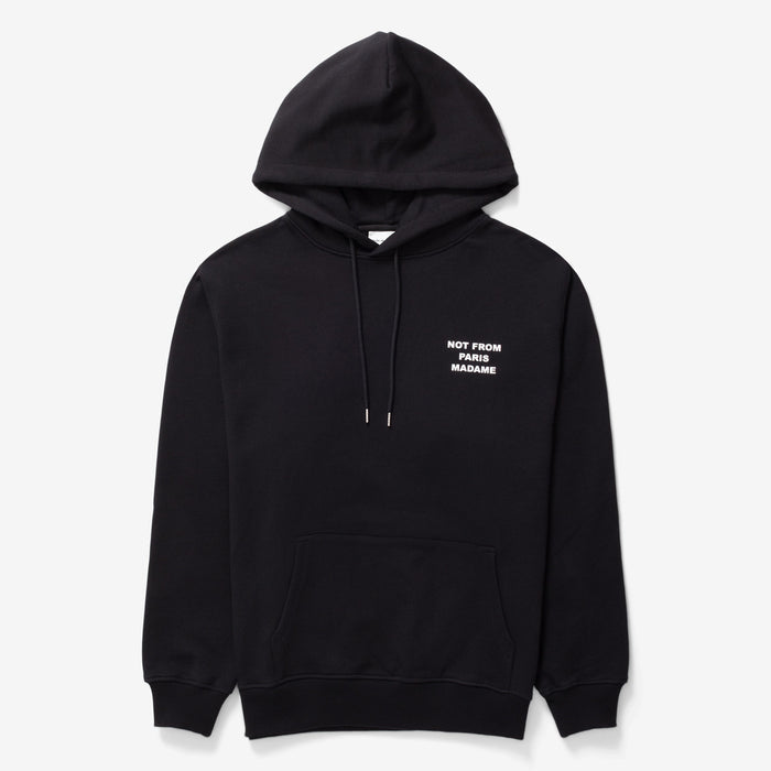 Le Hoodie Slogan  | HO162-CO127-BL