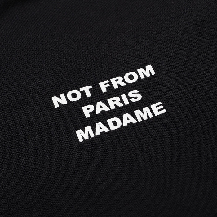 Le Hoodie Slogan  | HO162-CO127-BL