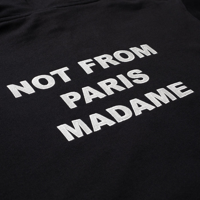 Le Hoodie Slogan  | HO162-CO127-BL