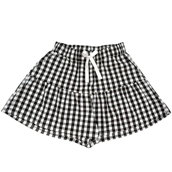LM-1112 BLACK MODERN SKORT