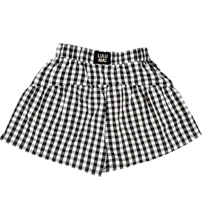 LM-1112 BLACK MODERN SKORT