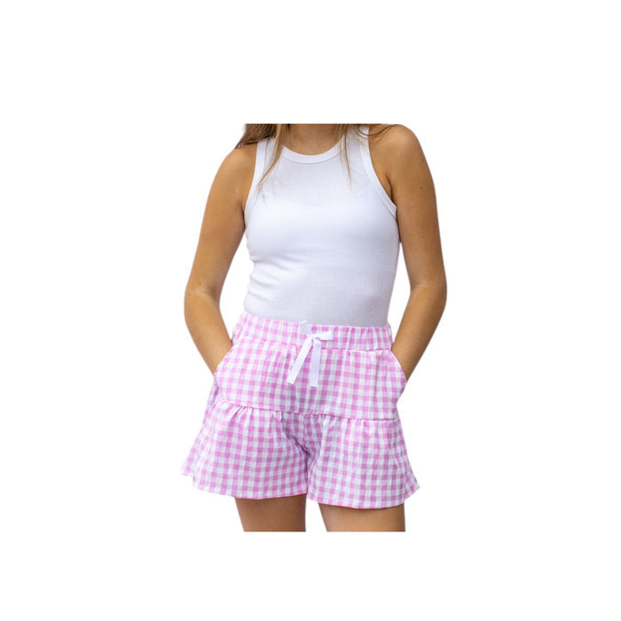LM-1112 PINK MODERN SKORT