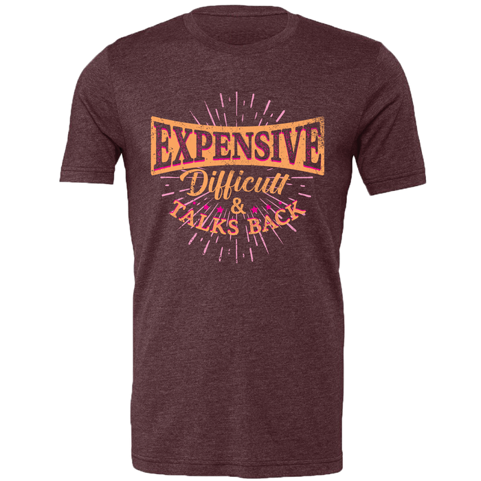 LM-289 Expensive Difficult- Heather Maroon