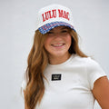 LM-CP-1001 RED STITCH/NAVY BILL